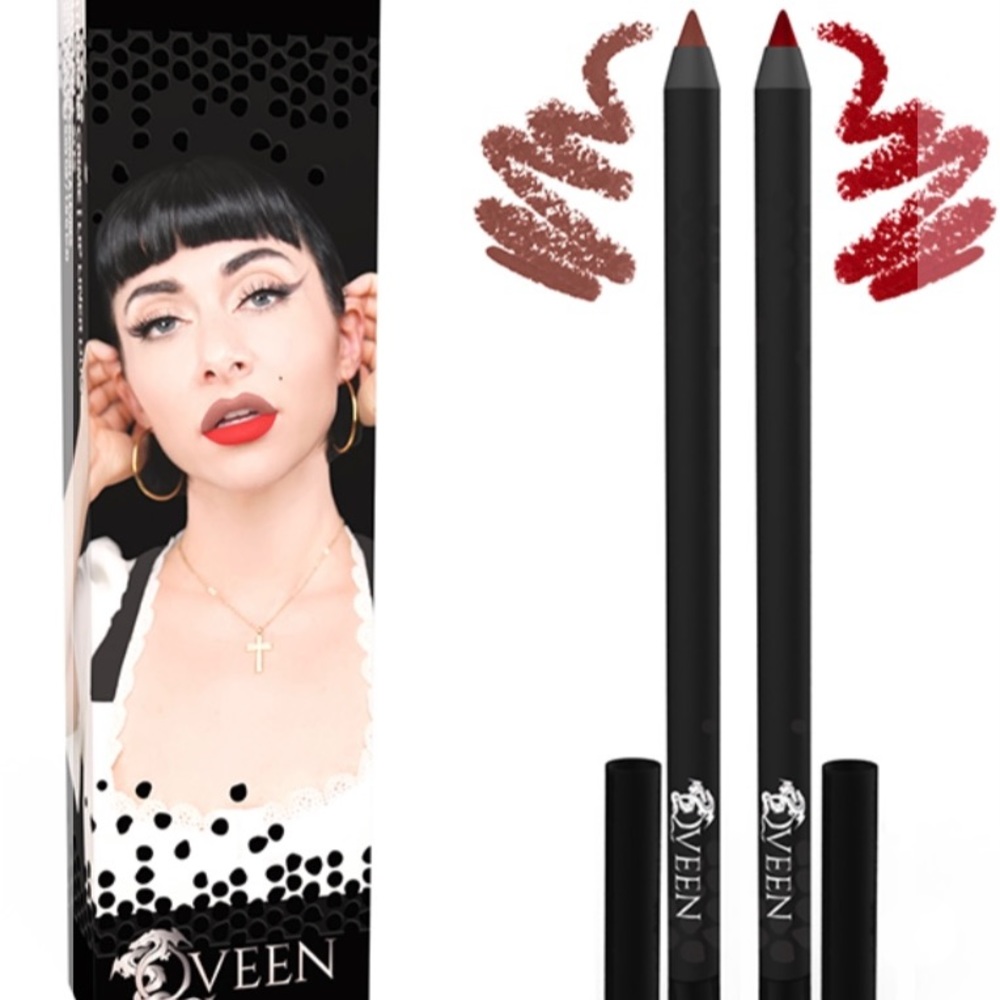 Qveen Studio Partners in Crime Lip Liner Duo Spray Tan and SOS